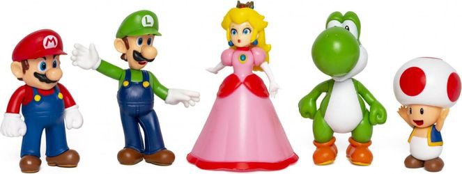 Jakks Pacific Super Mario Mario & Draugi Figūru komplekts (400904) Jakks Pacific Super Mario Mario & Draugi Figūru komplekts (400904)