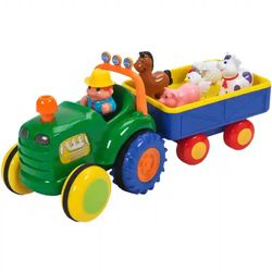 Besttoy Traktors ar piekabi un lauku sētas dzīvniekiem (B 34586) Besttoy Traktors ar piekabi un lauku sētas dzīvniekiem (B 34586)