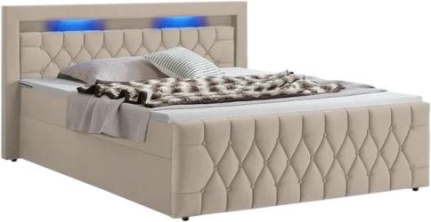 Juskys Leona Boxspring gulta 140 x 200 cm Juskys Leona Boxspring gulta 140 x 200 cm