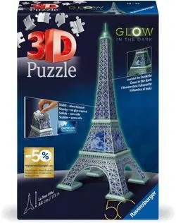 Ravensburger Puzzle Eifeļa tornis Glow-in-the-Dark (11591)