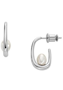 Skagen Agnethe Creolen auskari sudraba krāsā (SKJ1797040)