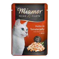 Miamor Feinie filejas želejā - vista tomātu želejā 24 x 100 g Miamor Feinie filejas želejā - vista tomātu želejā 24 x 100 g