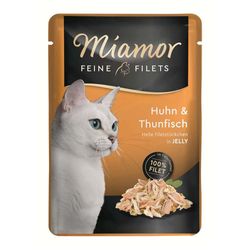 Miamor Smalki filejas želejā - Vistas gaļa un tuncis 24 x 100 g Miamor Smalki filejas želejā - Vistas gaļa un tuncis 24 x 100 g