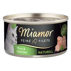 Miamor Feine Filets Naturell - Tuncis & Dārzeņi 24 x 80 g Miamor Feine Filets Naturell - Tuncis & Dārzeņi 24 x 80 g