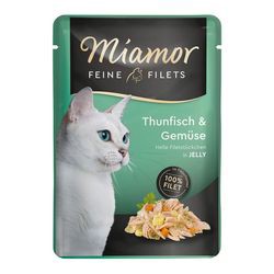 Miamor Smalki filejas želejā - tuncis un dārzeņi 24 x 100 g Miamor Smalki filejas želejā - tuncis un dārzeņi 24 x 100 g