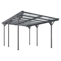 Juskys Carport plakanais jumts 5x3 m Juskys Carport plakanais jumts 5x3 m
