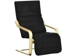 HOMCOM Šūpojošs krēsls ar regulējamu kāju daļu 66,5 x 94 x 100 cm HOMCOM Šūpojošs krēsls ar regulējamu kāju daļu 66,5 x 94 x 100 cm