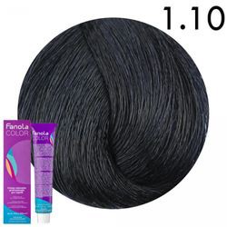 Fanola Crema Colore matu krāsa 1.10 zilgani melna 100 ml
