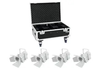 Eurolite Set 4x LED THA-40PC ws + Case (20000167) Eurolite Set 4x LED THA-40PC ws + Case (20000167)