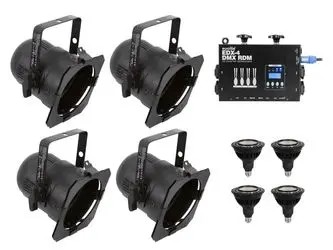 Eurolite Set 4x PAR-38 Spot dim2warm (20000697) Eurolite Set 4x PAR-38 Spot dim2warm (20000697)