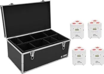 Eurolite Komplekts 4x AKKU TL-3 TCL balts + Case TDV-1 (20000651) Eurolite Komplekts 4x AKKU TL-3 TCL balts + Case TDV-1 (20000651)