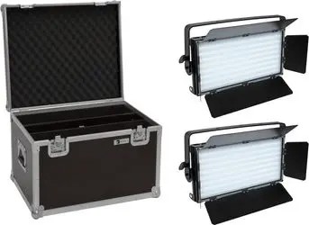 Eurolite Komplekts 2x LED PLL-480 QCL panelis + korpuss (20000932) Eurolite Komplekts 2x LED PLL-480 QCL panelis + korpuss (20000932)