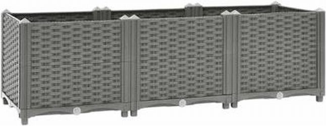 vidaXL Hochbeet Polipropilēns 120 x 40 x 38 cm (153295)