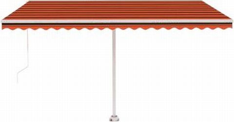 vidaXL Standmarkise Manuell Einziehbar 450 x 300 cm (3069560)