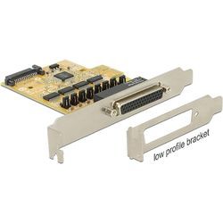 Delock PCI Express karte 4 x seriāls ar sprieguma padevi