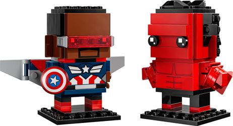 LEGO BrickHeadz Captain America un Red Hulk (40668) LEGO BrickHeadz Captain America un Red Hulk (40668)