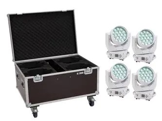 Eurolite 4x LED TMH-X4 Moving-Head komplekts Eurolite 4x LED TMH-X4 Moving-Head komplekts