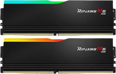 G.Skill Ripjaws M5 RGB DDR5-6400 32GB komplekts (F5-6400J3239G16GX2-RM5RK)