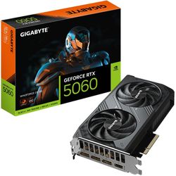 GIGABYTE GeForce RTX 5060 Windforce OC 8GB (GV-N5060WF2OC-8GD) GIGABYTE GeForce RTX 5060 Windforce OC 8GB (GV-N5060WF2OC-8GD)