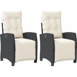 vidaXL Gartensessel mit Fußteil 2 Stk. (365240) vidaXL Gartensessel mit Fußteil 2 Stk. (365240)