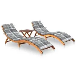 vidaXL Sonnenliegen 2 Stk. Uzlikas Masīvkoks (3077390) vidaXL Sonnenliegen 2 Stk. Uzlikas Masīvkoks (3077390)