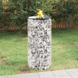 vidaXL Gabionu ugunskura vieta 50 cm (153559) vidaXL Gabionu ugunskura vieta 50 cm (153559)