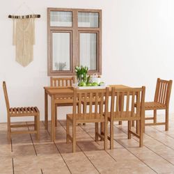 vidaXL Garten ēdamistabas komplekts masīvkoks tīks 7-daļīgs (3059934) vidaXL Garten ēdamistabas komplekts masīvkoks tīks 7-daļīgs (3059934)
