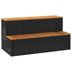vidaXL burbuļvannas kāpnes 100 x 50 x 50,5 cm rotangpalma vidaXL burbuļvannas kāpnes 100 x 50 x 50,5 cm rotangpalma