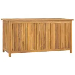 vidaXL Gartenbox Massivholz Teak 114 x 50 x 58 cm (318732) vidaXL Gartenbox Massivholz Teak 114 x 50 x 58 cm (318732)