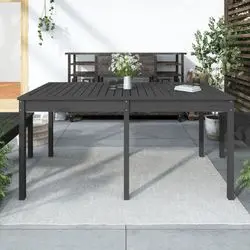 vidaXL Gartentisch Massivholz Kiefer 159,5 x 82,5 x 76 cm (823978)