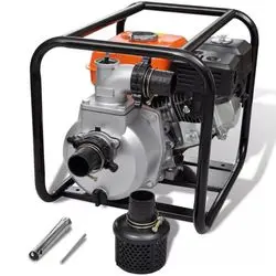 vidaXL Benzīna ūdens sūknis 50 mm šļūtes savienojums 4800 W