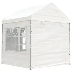vidaXL Pavillon mit Dach Polietilēns 2,28 x 2,23 x 2,69 m (362629)