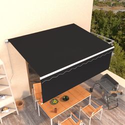 vidaXL Markīze Manuāli Ievilkama ar Rullo 4 x 3 m (3069299)