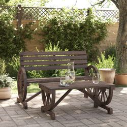 vidaXL Garten-Lounge-Set masīvkoks egle 2-daļīgs (365106)