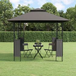 vidaXL Pavillon mit Dach Stahl 300 x 300 x 270 cm (360141)