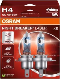 Osram Night Breaker Laser H4 (64193NL-2HB)