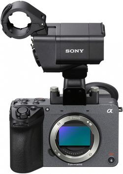 Sony Cinema Line FX2 ar XLR roktura bloku Sony Cinema Line FX2 ar XLR roktura bloku