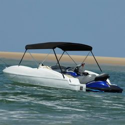 vidaXL 3-loku Bimini jumts 183 x 196 x 137 cm (94805) vidaXL 3-loku Bimini jumts 183 x 196 x 137 cm (94805)