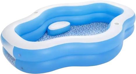Bestway Family Pool Splash View ar sānu logu 270 x 198 x 51 cm (54409)