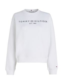 Tommy Hilfiger Sweatshirt ar apaļu kakla izgriezumu un logotipu (WW0WW39791) Tommy Hilfiger Sweatshirt ar apaļu kakla izgriezumu un logotipu (WW0WW39791)