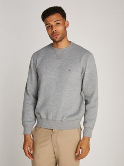 Tommy Hilfiger Frotē džemperis ar apaļu izgriezumu (MW0MW37232) Tommy Hilfiger Frotē džemperis ar apaļu izgriezumu (MW0MW37232)