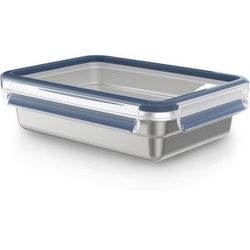 Emsa Clip & Close nerūsējošā tērauda pārtikas uzglabāšanas trauks taisnstūra 1,2 l Emsa Clip & Close nerūsējošā tērauda pārtikas uzglabāšanas trauks taisnstūra 1,2 l