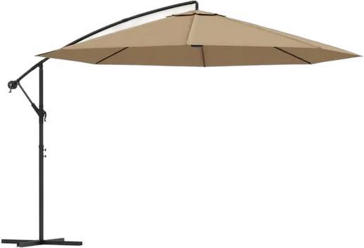 vidaXL Ampelschirm ar alumīnija mastu 350 cm (44506) vidaXL Ampelschirm ar alumīnija mastu 350 cm (44506)