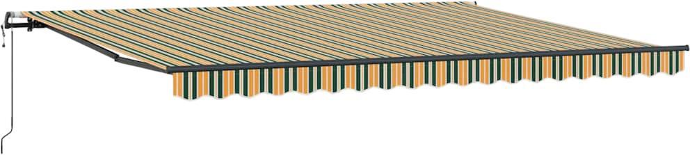 vidaXL Einvelkama markīze 450 × 350 cm (3331183) vidaXL Einvelkama markīze 450 × 350 cm (3331183)