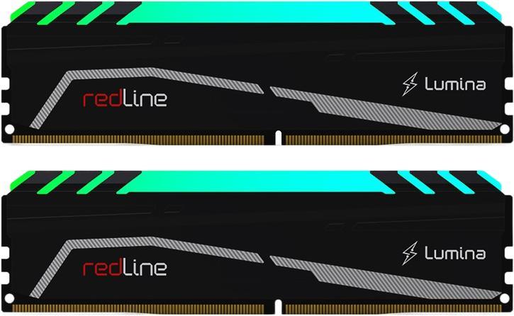 Mushkin Redline Lumina RGB Black DDR5-5600 32GB komplekts (MLA5C5609CCM16GX2)