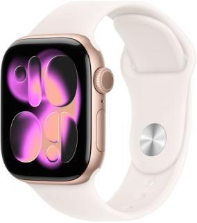 Apple Watch Series 11 GPS 42 mm Alumīnijs ar sporta aproci M/L (MEU44ZR/A)