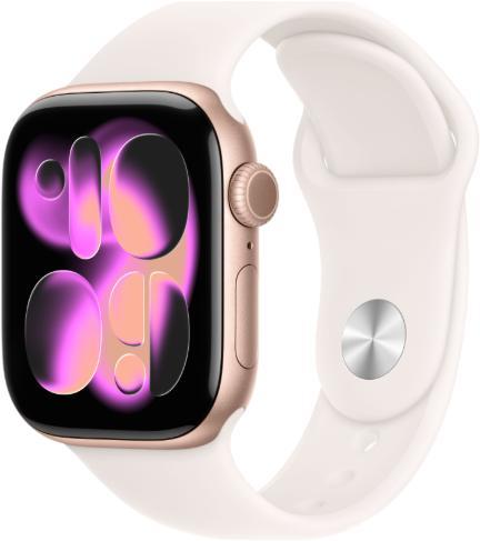 Apple Watch Series 11 GPS + Cellular 42 mm Alumīnijs ar Sporta aproci S/M (MF8F4MP/A)