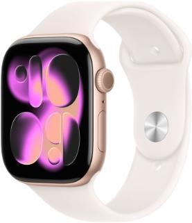 Apple Watch Series 11 GPS 46 mm Alumīnijs ar sporta aproci S/M (MEV64ZR/A)