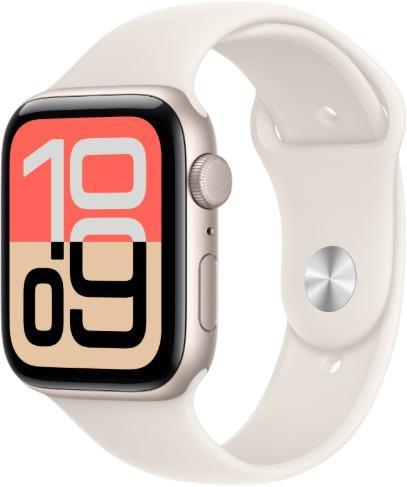 Apple Watch SE 3 GPS 44 mm Alumīnijs ar sporta aproci S/M (MEHG4ZR/A)