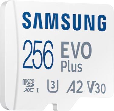Samsung EVO Plus R160 microSDXC 2024 256GB komplekts (MB-MC256SA/EU)